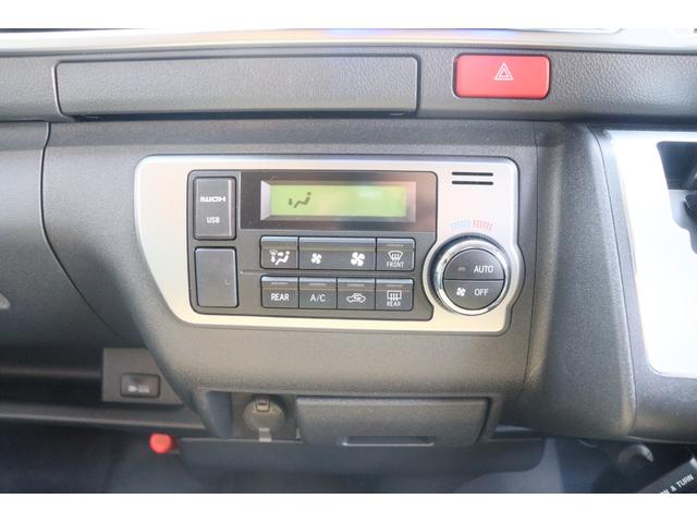 ハイエースバン トイファクトリー バーデングランデ カーサ 家庭用エアコン FFヒーター エアロソーラー オルタネータチャージャー800W 内部電源 インバーター1500W 強化リーフ マックスファン 電子レンジ PVM アルパイン製11インチナビ ETC(54枚目)