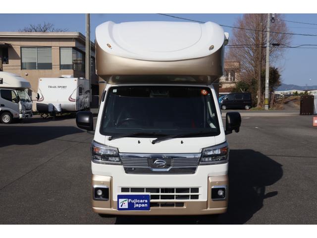 ハイゼットトラック ＪＰスター　ハッピー１＋　４ＷＤ　４００Ａｈリチウム／１２Ｖクーラー／ＦＦヒーター／冷蔵庫／液晶テレビ／電子レンジ／マックスファン／サイバーナビ／ＥＴＣ２．０／前後ドラレコ／前後スタビ／社外ショック／リアエアロ／キャンピングカー（22枚目）