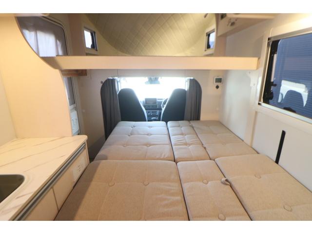 ハイゼットトラック ＪＰスター　ハッピー１＋　４ＷＤ　４００Ａｈリチウム／１２Ｖクーラー／ＦＦヒーター／冷蔵庫／液晶テレビ／電子レンジ／マックスファン／サイバーナビ／ＥＴＣ２．０／前後ドラレコ／前後スタビ／社外ショック／リアエアロ／キャンピングカー（61枚目）