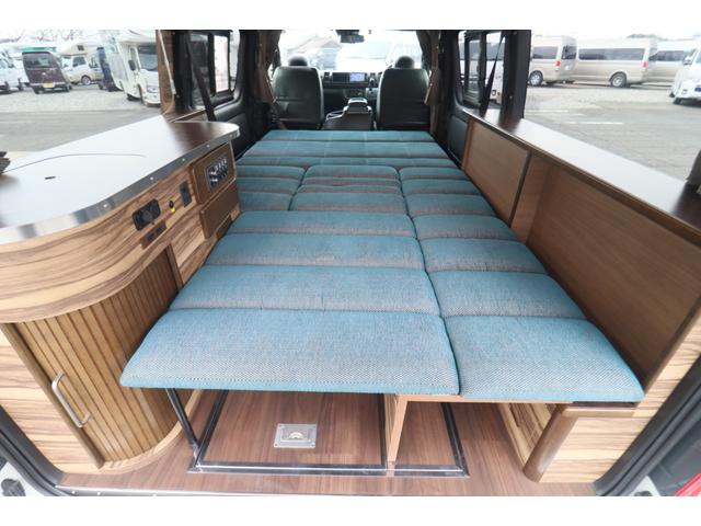 ハイエースバン ケイワークス クラシックバン ポップアップルーフ ワンオーナー/ダークプライムベース/TSS/FFヒーター/サブバッテリー/CTEK充電器/外部充電/1000Wインバーター/床堀8ナンバー/網戸2枚/前後ドラレコ/バックカメラ/キャンピングカー(53枚目)