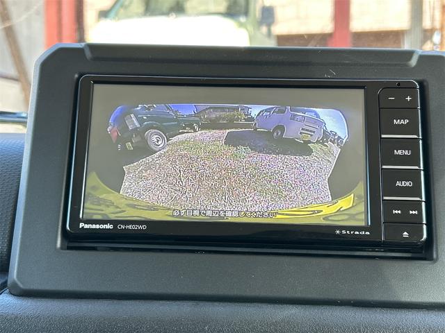 ジムニー ＸＬ　４ＷＤ　ＥＴＣ　バックカメラ　ナビ　ＴＶ　オートライト　スマートキー　アイドリングストップ　電動格納ミラー　シートヒーター　ＡＴ　盗難防止システム　ＡＢＳ　ＥＳＣ　ＣＤ　ＤＶＤ再生　ＵＳＢ（5枚目）
