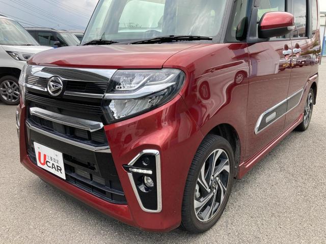 タント カスタムＲＳ　両側パワスライドドア　レーンキープＡ　ＩＳＴＯＰ　クリソナ　地デジフルセグ　ＥＴＣ付き　メモリーナビゲーション　運転席シートヒーター　ナビＴＶ　オートＬＥＤ　ＡＡＣ　ターボエンジン　ＬＥＤライト　ＰＷ（22枚目）