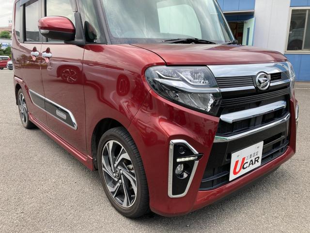タント カスタムＲＳ　両側パワスライドドア　レーンキープＡ　ＩＳＴＯＰ　クリソナ　地デジフルセグ　ＥＴＣ付き　メモリーナビゲーション　運転席シートヒーター　ナビＴＶ　オートＬＥＤ　ＡＡＣ　ターボエンジン　ＬＥＤライト　ＰＷ（23枚目）