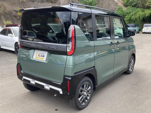 デリカミニ Ｔ　プレミアム　衝突軽減装置　ターボエンジン　オートハイビーム　ＬＫＡ　パワステ　フルタイム４ＷＤ　エアバッグ　ＬＥＤヘッド　ＥＳＣ　サイドカメラ　インテリキー　キーフリー　アルミホイール　ルーフレール　シートヒータ（6枚目）