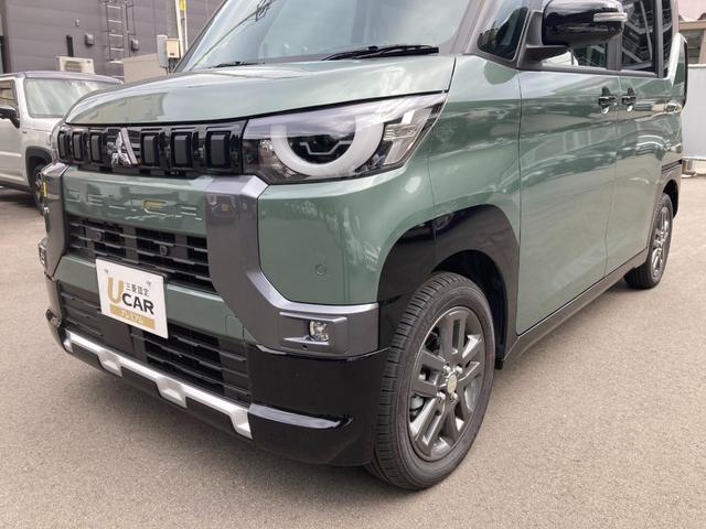 デリカミニ Ｔ　プレミアム　衝突軽減装置　ターボエンジン　オートハイビーム　ＬＫＡ　パワステ　フルタイム４ＷＤ　エアバッグ　ＬＥＤヘッド　ＥＳＣ　サイドカメラ　インテリキー　キーフリー　アルミホイール　ルーフレール　シートヒータ（11枚目）