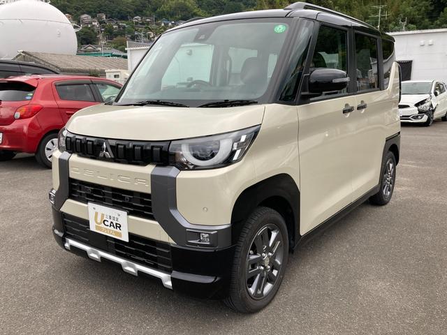 デリカミニ T プレミアム 衝突軽減装置 ターボエンジン オートハイビーム ナビTV LKA パワステ フルタイム4WD エアバッグ LEDヘッド ESC サイドカメラ インテリキー キーフリー アルミホイール ルーフレール(2枚目)