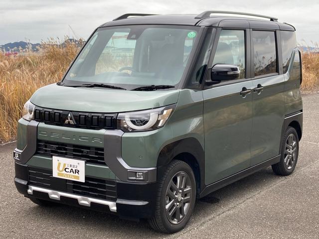 デリカミニ Ｔ　プレミアム　６６０　Ｔ　プレミアム　４ＷＤ　ＣＤ・デジタルルームミラー・全周囲カメラ　衝突軽減装置　ターボエンジン　オートハイビーム　ＬＫＡ　パワステ　フルタイム４ＷＤ　エアバッグ　ＬＥＤヘッド　ＥＳＣ　ＡＢＳ（2枚目）