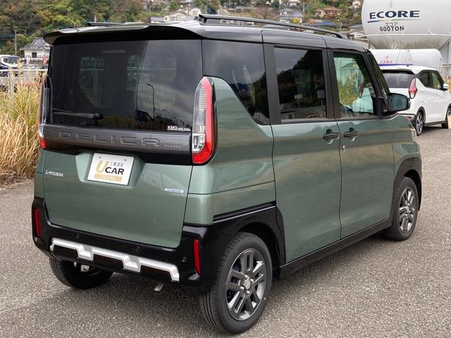 デリカミニ Ｔ　プレミアム　６６０　Ｔ　プレミアム　４ＷＤ　ＣＤ・デジタルルームミラー・全周囲カメラ　衝突軽減装置　ターボエンジン　オートハイビーム　ＬＫＡ　パワステ　フルタイム４ＷＤ　エアバッグ　ＬＥＤヘッド　ＥＳＣ　ＡＢＳ（6枚目）