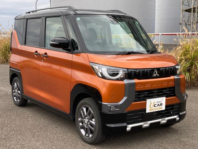 デリカミニ Ｔ　プレミアム　衝突軽減装置　オートハイビーム　ＬＫＡ　寒冷地　パワステ　Ａライト　フルタイム４ＷＤ　エアバッグ　ＬＥＤヘッド　ＥＳＣ　サイドカメラ　クルコン　キーフリー　ルーフレール　シートヒータ　セキュリティ（8枚目）