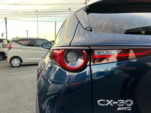 ＣＸ－３０ ２０Ｓ　Ｌパッケージ　クリソナ　クルーズコントロール　ナビＴＶ　Ｄレコ　横滑り防止装置　ＬＥＤヘッドライト　ＥＴＣ　ＡＷ　ミュージックプレイヤー接続可　エアバッグ　キーレス　３６０ビューモニター（22枚目）