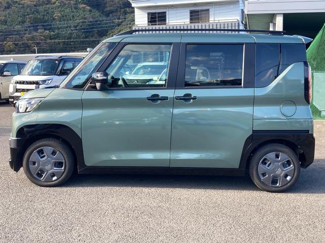 デリカミニ Ｔ　エアコン　キーフリー　前席シートヒーター　ルーフレール　ＥＴＣ　ＬＥＤヘッドライト　ｉストップ　クリアランスソナー　スマートキー　エアバッグ　盗難防止　ベンチシート　ターボ　レーダーブレーキ（3枚目）