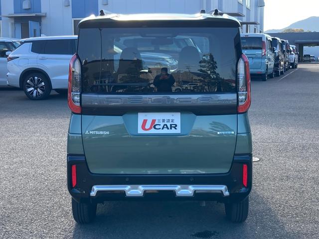デリカミニ Ｔ　エアコン　キーフリー　前席シートヒーター　ルーフレール　ＥＴＣ　ＬＥＤヘッドライト　ｉストップ　クリアランスソナー　スマートキー　エアバッグ　盗難防止　ベンチシート　ターボ　レーダーブレーキ（5枚目）