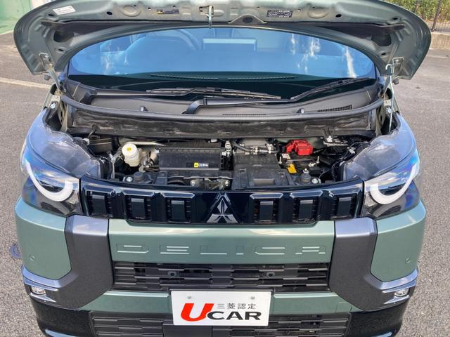 デリカミニ Ｔ　エアコン　キーフリー　前席シートヒーター　ルーフレール　ＥＴＣ　ＬＥＤヘッドライト　ｉストップ　クリアランスソナー　スマートキー　エアバッグ　盗難防止　ベンチシート　ターボ　レーダーブレーキ（10枚目）
