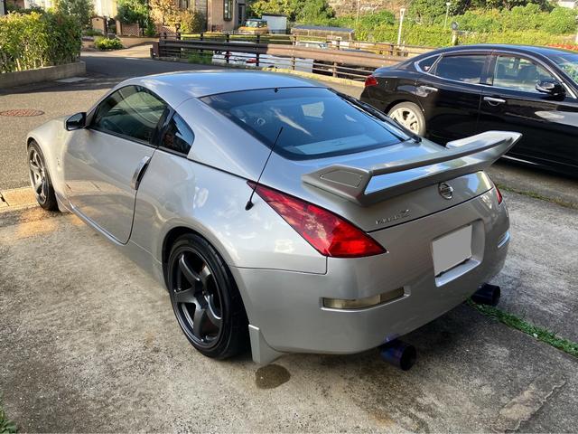 フェアレディＺ バージョンＳ　６ＭＴ　点検記録簿　アミューズＲ１チタンマフラー　エンケイ１８インチアルミホイール　ラルグス車高調　ブレンボ　ＥＴＣ　タペットカバー　クラッチ一式　ロアアーム　リアクランクオイルシール交換済み（6枚目）