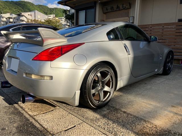 フェアレディＺ バージョンＳ　６ＭＴ　点検記録簿　アミューズＲ１チタンマフラー　エンケイ１８インチアルミホイール　ラルグス車高調　ブレンボ　ＥＴＣ　タペットカバー　クラッチ一式　ロアアーム　リアクランクオイルシール交換済み（7枚目）