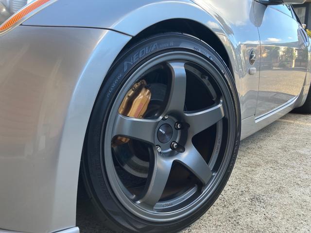 フェアレディＺ バージョンＳ　６ＭＴ　点検記録簿　アミューズＲ１チタンマフラー　エンケイ１８インチアルミホイール　ラルグス車高調　ブレンボ　ＥＴＣ　タペットカバー　クラッチ一式　ロアアーム　リアクランクオイルシール交換済み（22枚目）