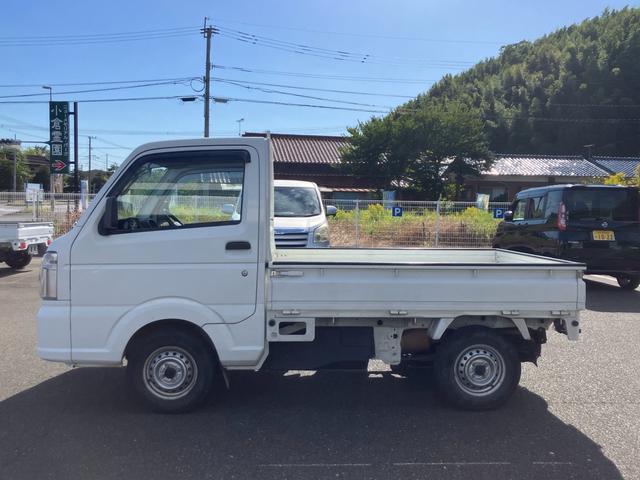 キャリイトラック ＫＣエアコン・パワステ　５速マニュアル　４ＷＤ　エアコン　パワステ　運転席エアバック　ガードフレーム　三方開　積載量３５０ｋｇ（4枚目）