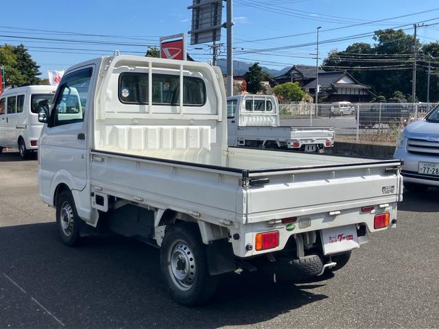 キャリイトラック ＫＣエアコン・パワステ　５速マニュアル　４ＷＤ　エアコン　パワステ　運転席エアバック　ガードフレーム　三方開　積載量３５０ｋｇ（5枚目）