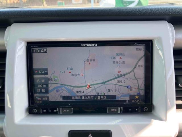 ハスラー Ｇ　ドライブレコーダー　ナビ　ＴＶ　衝突被害軽減システム　スマートキー　アイドリングストップ　電動格納ミラー　ベンチシート　ＣＶＴ　盗難防止システム　ＡＢＳ　ＥＳＣ　ＣＤ　ＵＳＢ（4枚目）