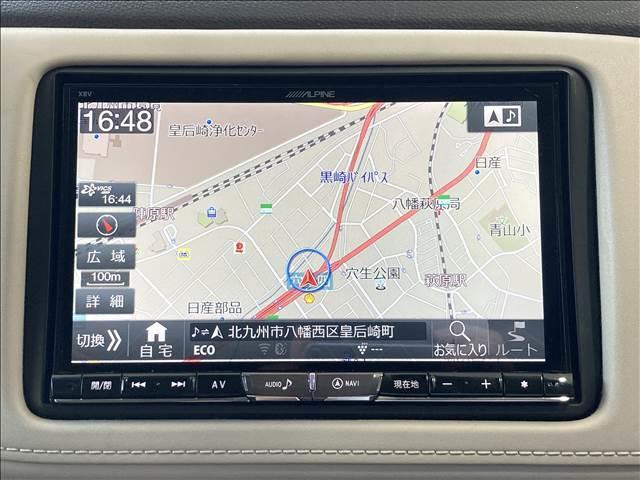ヴェゼル ハイブリッドＺ・ホンダセンシング　禁煙車　安全装置　社外ナビ　Ｂカメラ　シートヒーター　パワーシート　本革シート　Ｂｌｕｅｔｏｏｔｈ接続　純正アルミ　衝突軽減ブレーキ　横滑り防止装置　クルーズコントロール（6枚目）