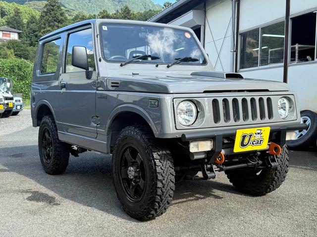 ジムニー 　社外バンパー　社外マフラー　社外ハンドル　全塗装　リフトアップ　　１６インチアルミホイール　ＭＴタイヤ　ＥＴＣ（2枚目）