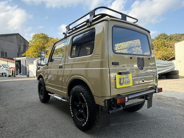 ジムニー ワイルドウインドリミテッド　オールペイント　社外バンパー　ディスプレイオーディオ　サイドステップ　ルーフキャリア　１６インチアルミホイール　タンクガード（8枚目）