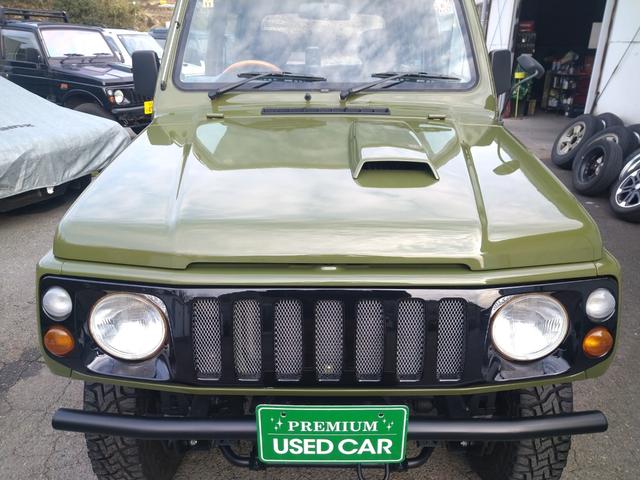 ジムニー ランドベンチャー　リフトアップ　全塗装済　社外バンパー　社外グリル　１６インチアルミホイール　ＭＴタイヤ　ＥＴＣ（4枚目）