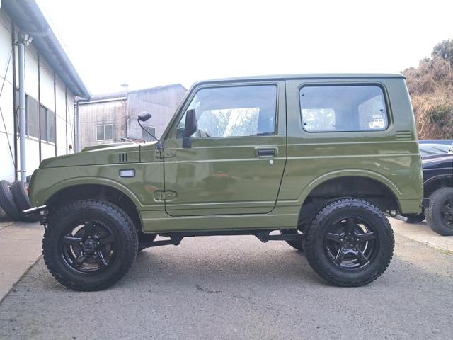 ジムニー ランドベンチャー　リフトアップ　全塗装済　社外バンパー　社外グリル　１６インチアルミホイール　ＭＴタイヤ　ＥＴＣ（6枚目）