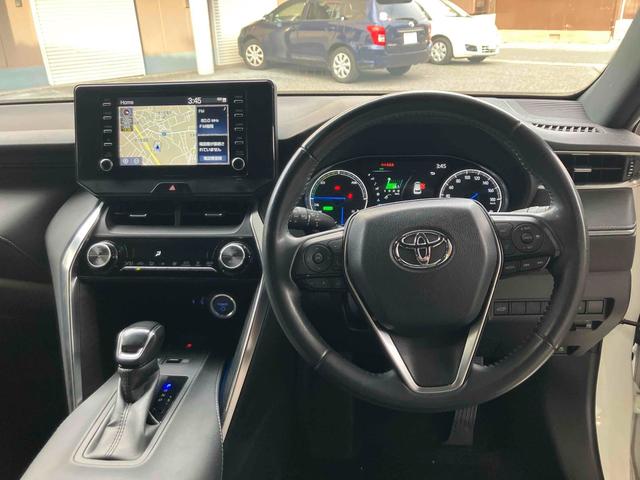 ハリアーハイブリッド Ｇ　ＥＴＣ　バックカメラ　クリアランスソナー　オートクルーズコントロール　レーンアシスト　パワーシート　衝突被害軽減システム　ナビ　ＴＶ　オートマチックハイビーム　オートライト　ＬＥＤヘッドランプ（2枚目）