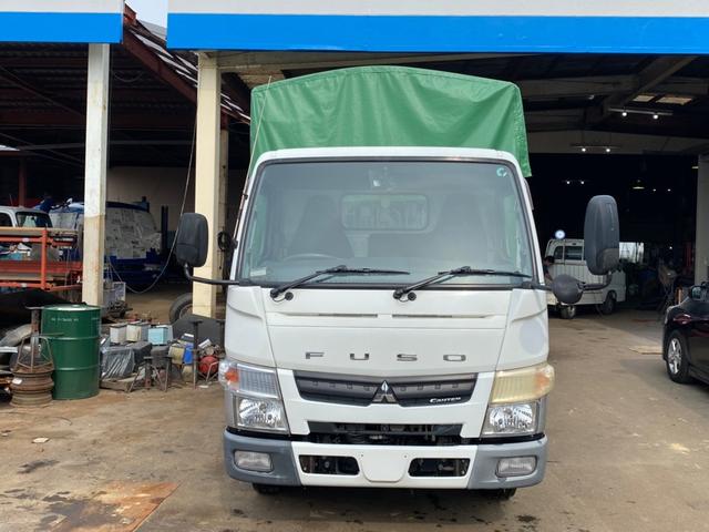 家畜運搬車 ウインチ付 新品幌 三方開 荷台内寸 長438 幅186 最大積載量3000kg NOx・PM適合車 バックカメラ ABS 運転席エアバック(10枚目)