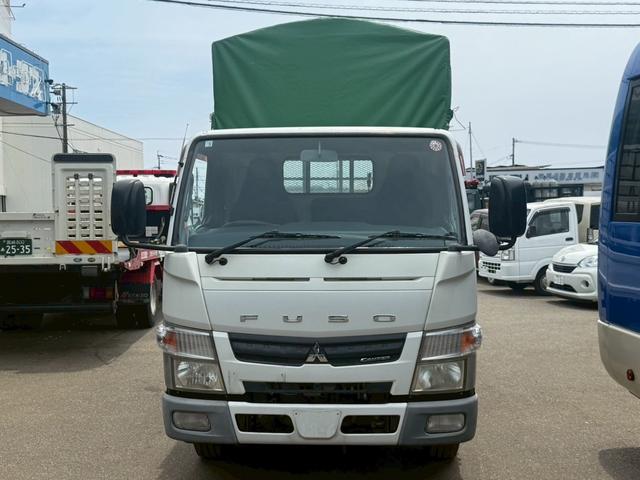 キャンター 　家畜運搬車　ディーゼル車　鉄板張り　マニュアル車　新品ウインチ　新品ホロ　三方開　ＥＴＣ（2枚目）
