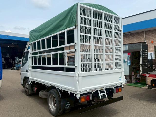 キャンター 　家畜運搬車　ディーゼル車　鉄板張り　マニュアル車　新品ウインチ　新品ホロ　三方開　ＥＴＣ（15枚目）