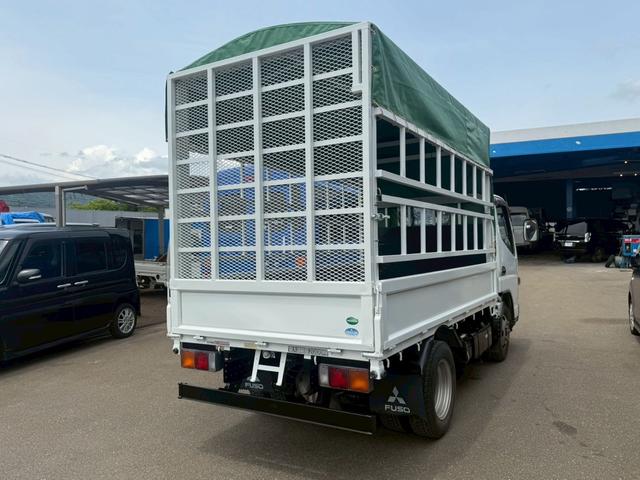 キャンター 　家畜運搬車　ディーゼル車　鉄板張り　マニュアル車　新品ウインチ　新品ホロ　三方開　ＥＴＣ（17枚目）