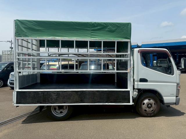 キャンター 　家畜運搬車　ディーゼル車　鉄板張り　マニュアル車　新品ウインチ　新品ホロ　三方開　ＥＴＣ（32枚目）