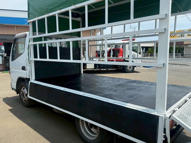キャンター 　家畜運搬車　ディーゼル車　鉄板張り　マニュアル車　新品ウインチ　新品ホロ　三方開　ＥＴＣ（39枚目）