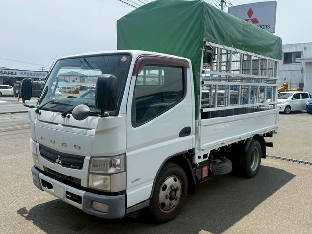 キャンター 　家畜運搬車　ディーゼル車　鉄板張り　マニュアル車　新品ウインチ　新品ホロ　三方開　ＥＴＣ（46枚目）