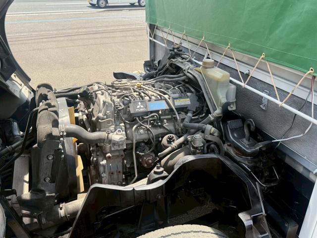 キャンター 　家畜運搬車　ディーゼル車　鉄板張り　マニュアル車　新品ウインチ　新品ホロ　三方開　ＥＴＣ（48枚目）