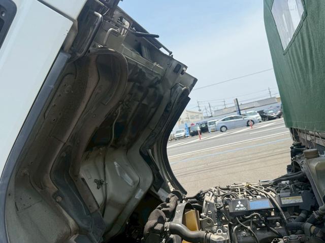キャンター 　家畜運搬車　ディーゼル車　鉄板張り　マニュアル車　新品ウインチ　新品ホロ　三方開　ＥＴＣ（49枚目）