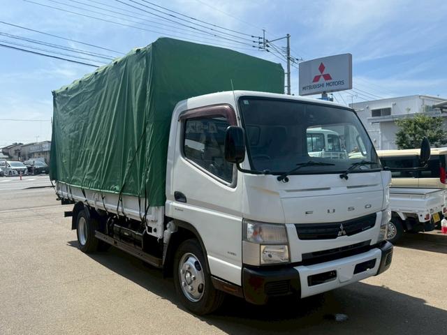 キャンター 　３ｔ　オートマ車　ドライブレコーダー　精巧ラック（楽々ゲート）　新品ウインチ　ＥＴＣ　ディーゼル車　エアコン　パワーステアリング　パワーウィンドウ　運転席エアバッグ（3枚目）