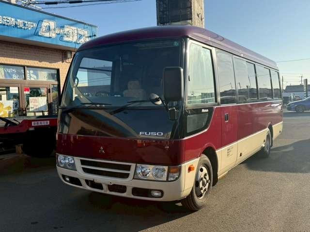 ローザ 　２９人乗り　エアサス・オートステップ・冷蔵庫・ＥＴＣ・フロントダウンエアサスニーリン付き・リクライニングモケットシート・１８０馬力・ターボ付き（3枚目）