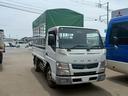 キャンター 　家畜運搬車　ディーゼル車　鉄板張り　マニュアル車　新品ウインチ　新品ホロ　三方開　ＥＴＣ（3枚目）