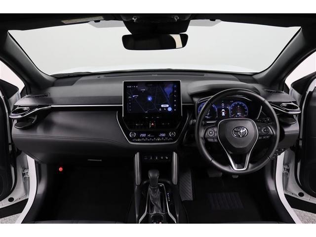 カローラクロス ハイブリッド Z 1年保証 ワンオーナー フルセグ メモリーナビ ミュージックプレイヤー接続可 シートヒータ 全周囲カメラ バックカメラ 衝突被害軽減システム ETC ドラレコ LEDヘッドランプ アイドリングストップ(6枚目)
