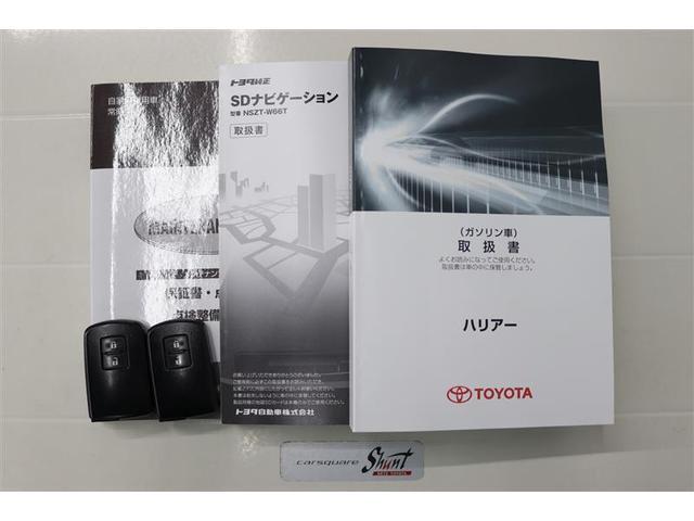 ハリアー エレガンス 1年保証 ワンオーナー フルセグ メモリーナビ DVD再生 ミュージックプレイヤー接続可 電動シート クルーズコントロール バックカメラ クリアランスソナ- 衝突被害軽減システム ETC LEDランプ(32枚目)