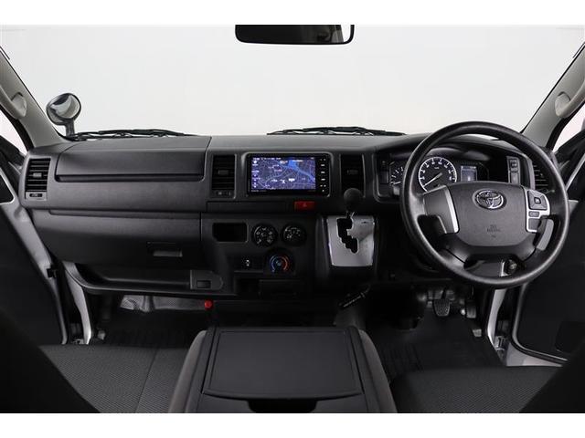 ハイエースバン DX GLパッケージ ワンオーナ- ディ-ゼル フルセグ メモリーナビ DVD再生 CD再生 ミュージックプレイヤー接続可 横滑り防止装置 リヤクーラー ETC 乗車定員6人(6枚目)