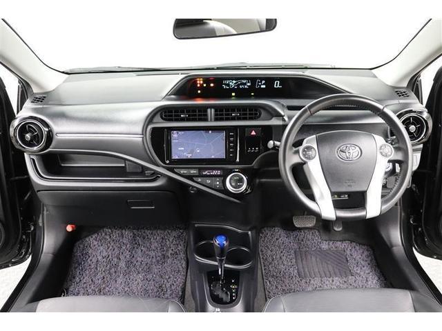 アクア Ｇブラックソフトレザーセレクション　１年保証　ワンオーナー　フルセグ　メモリーナビ　ＤＶＤ再生　ミュージックプレイヤー接続可　バックカメラ　衝突被害軽減システム　ＥＴＣ　ＬＥＤヘッドランプ　アイドリングストップ（6枚目）