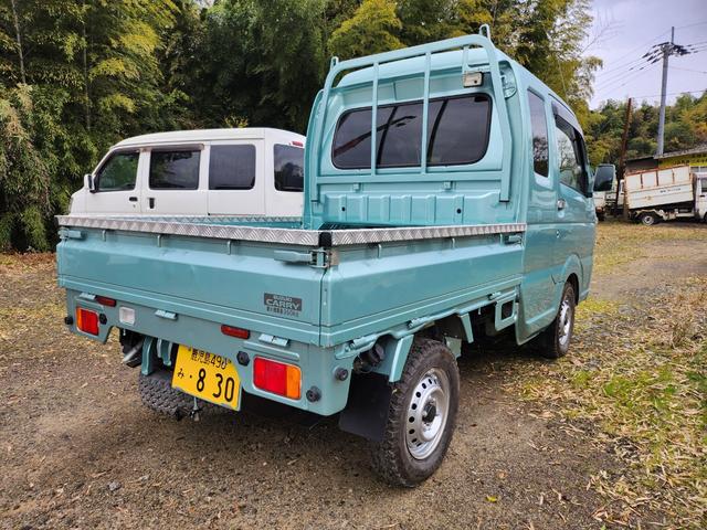 キャリイトラック 5速MT/4WD(HiLo切替)/デフロック/パワーウィンドウ/キーレスエントリー/パワステ/エアコン/エアバッグ装備/作業灯/荷台あおりアルミ縞板カバー(7枚目)