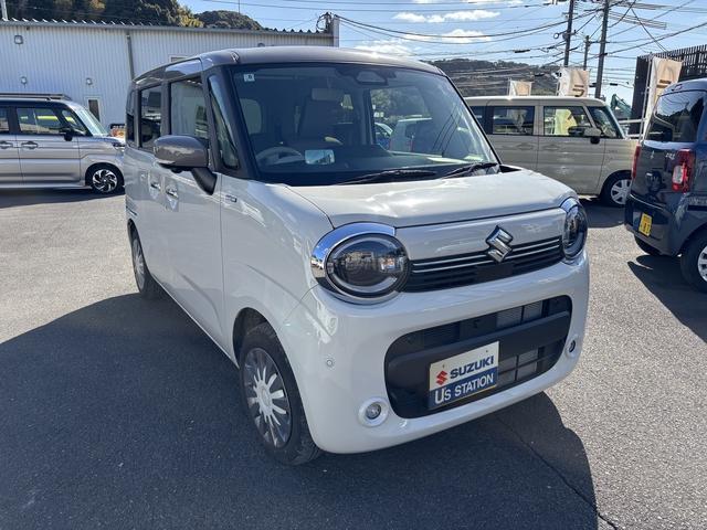 ワゴンRスマイル ハイブリッドX デュアルセンサーブレーキサポートII マイルドハイブリッド 電動両側スライドドア 全方位ナビ CVT オートエアコン キーレススタート オートライト オーディオスイッチ ACC LED 電動パーキング(3枚目)