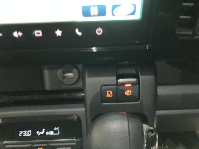 スペーシアカスタム ハイブリッドGS デュアルセンサーブレーキサポート2 マイルドハイブリッド 電動スライド 全方位ナビ CVT オートエアコン キーレススタート オートライト オーディオスイッチ LED ACC 電動パーキング アルミ(32枚目)