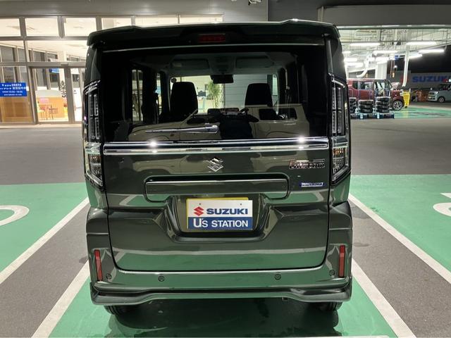 スペーシアカスタム ハイブリッドGS デュアルセンサーブレーキサポート2 マイルドハイブリッド 電動スライド 全方位ナビ CVT オートエアコン キーレススタート オートライト オーディオスイッチ LED ACC 電動パーキング アルミ(47枚目)