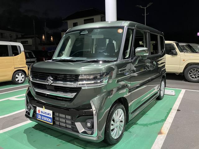 スペーシアカスタム ハイブリッドGS デュアルセンサーブレーキサポート2 マイルドハイブリッド 電動スライド 全方位ナビ CVT オートエアコン キーレススタート オートライト オーディオスイッチ LED ACC 電動パーキング アルミ(51枚目)